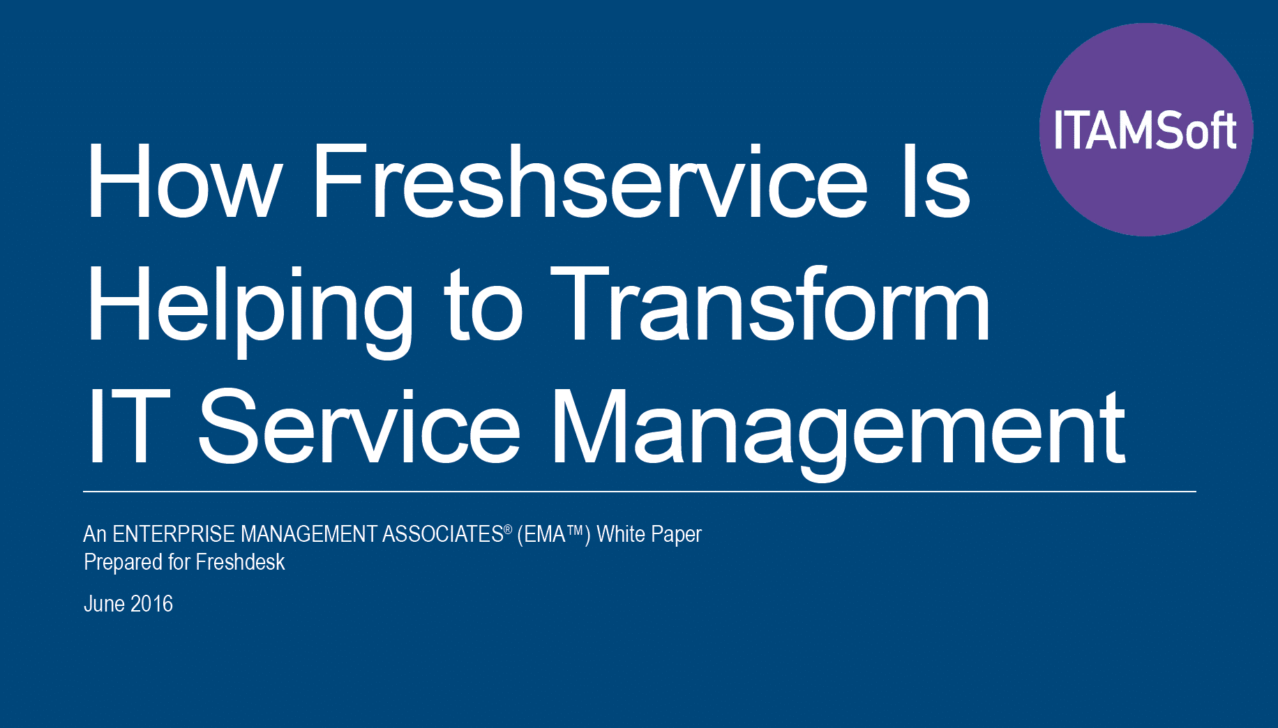 How Freshservice is Helping To Transform IT Service Management